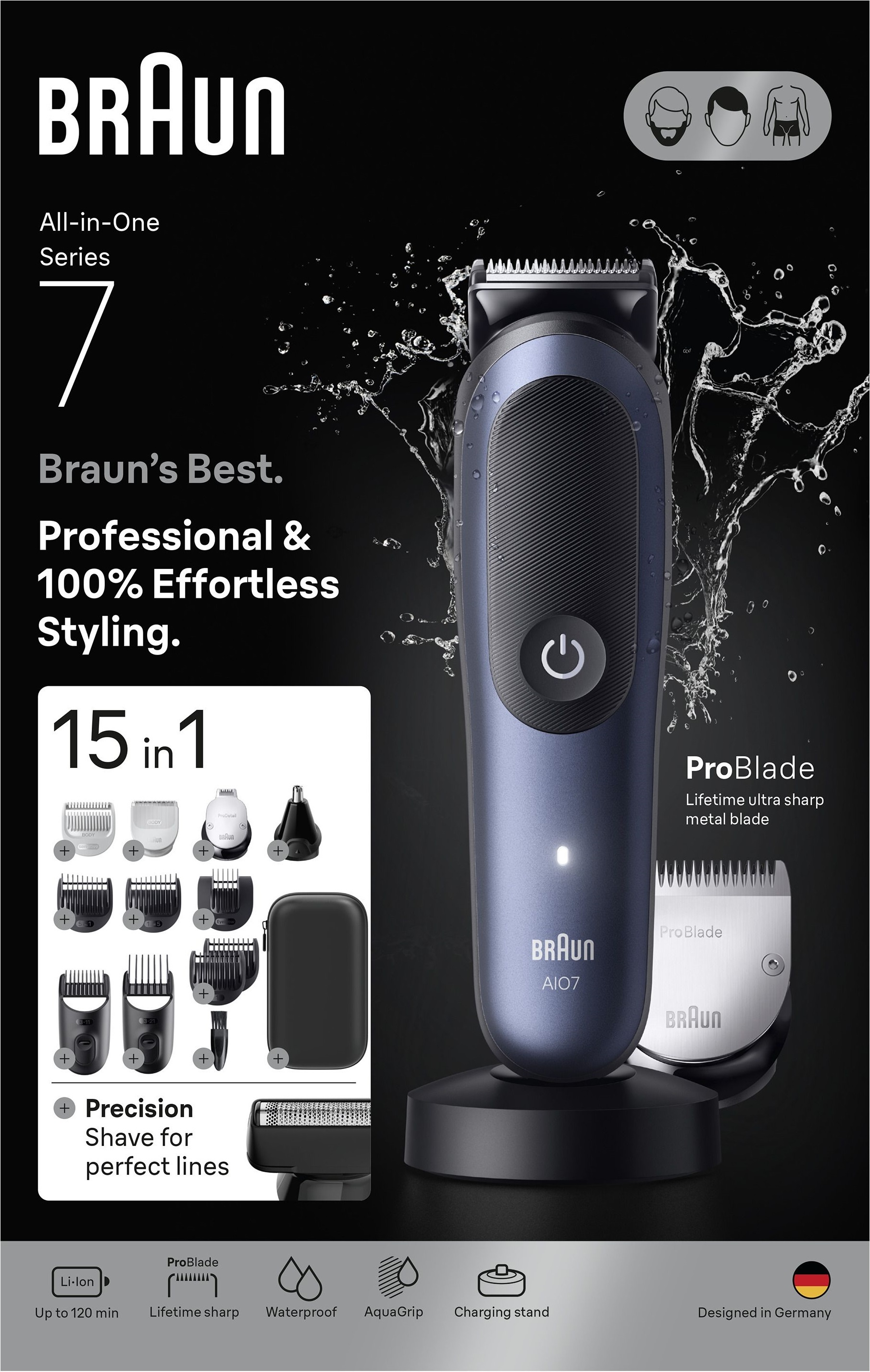 Триммер Braun AIO 7580 фото 