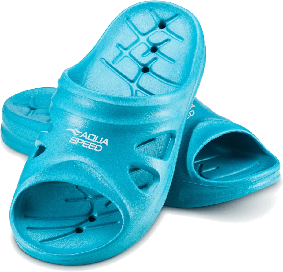 Шлепанцы детские AQUA SPEED Florida 464-02 32 бирюзовые фото 3
