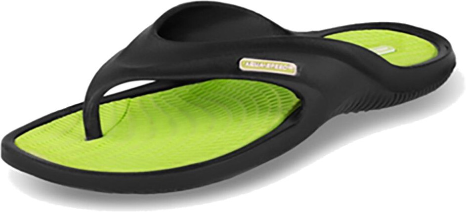 Вьетнамки детские AQUA SPEED Riviera 495-38 31 черные/салатовые фото 3