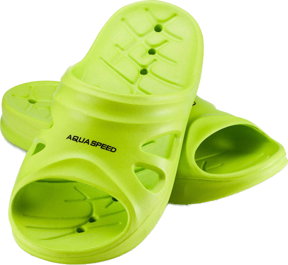 Шлепанцы детские AQUA SPEED Florida 464-06 31 салатовые фото 3