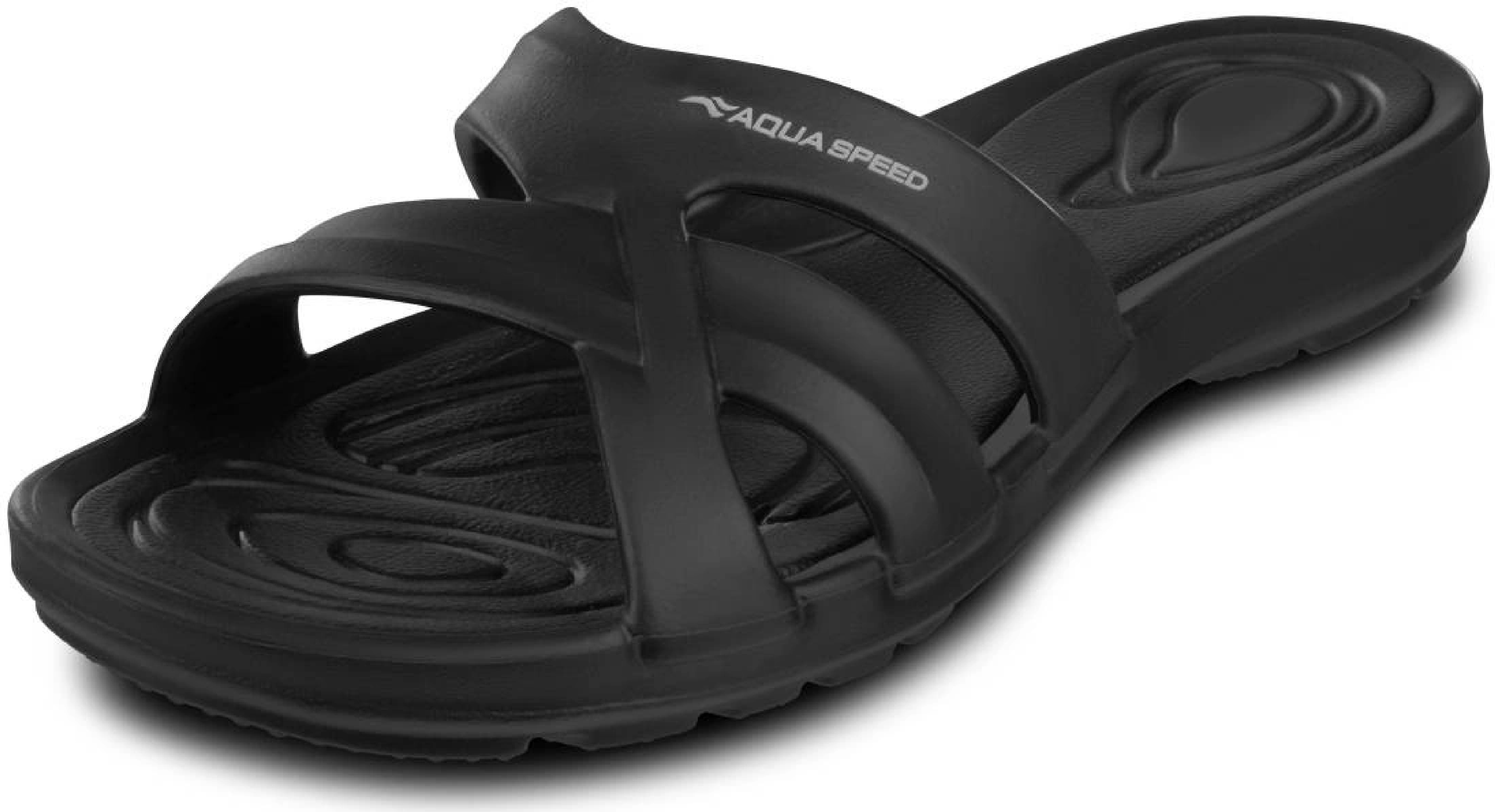 Шлепанцы AQUA SPEED Panama 513-07 36 черные фото 