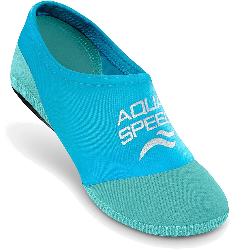 Носки для бассейна детские AQUA SPEED Neo Socks 177-02 28-29 бирюзовые/голубые фото 