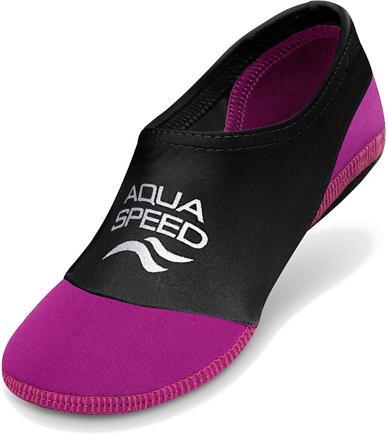 Носки для бассейна AQUA SPEED Neo Socks 177-19 22-23 черные/малиновые фото 
