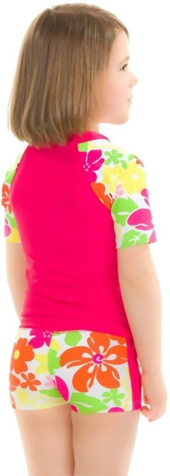 Футболка AQUA SPEED T-Shirt Flower 374 104 розовый/мультиколор фото 