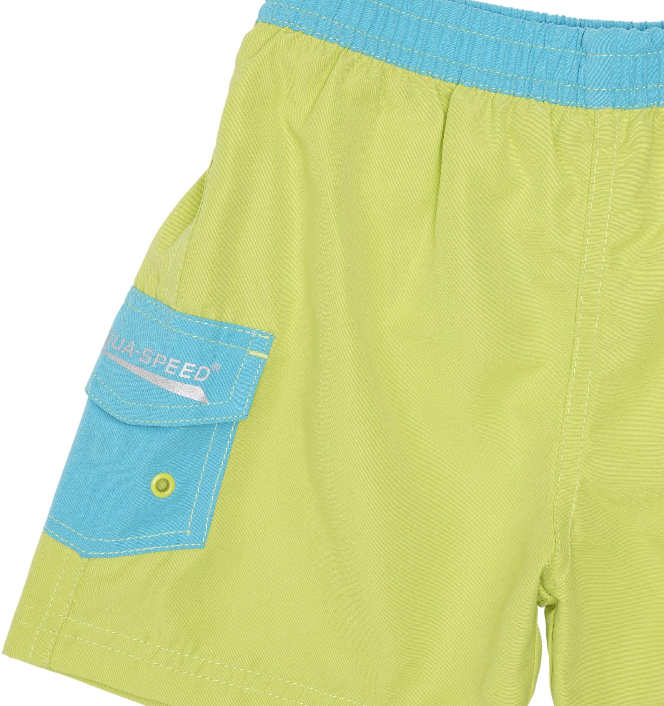 Плавки-шорты AQUA SPEED Surf-Club 385-04 104 зеленые фото 4