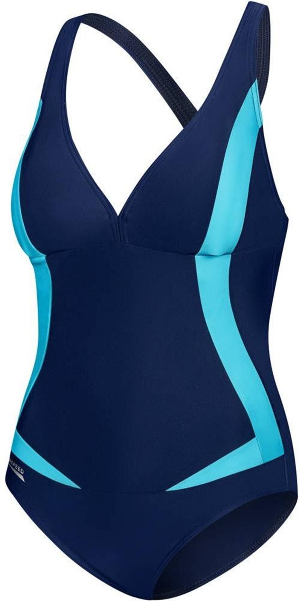Купальник AQUA SPEED Greta 351-04 48 темно-синій/блакитнийфото