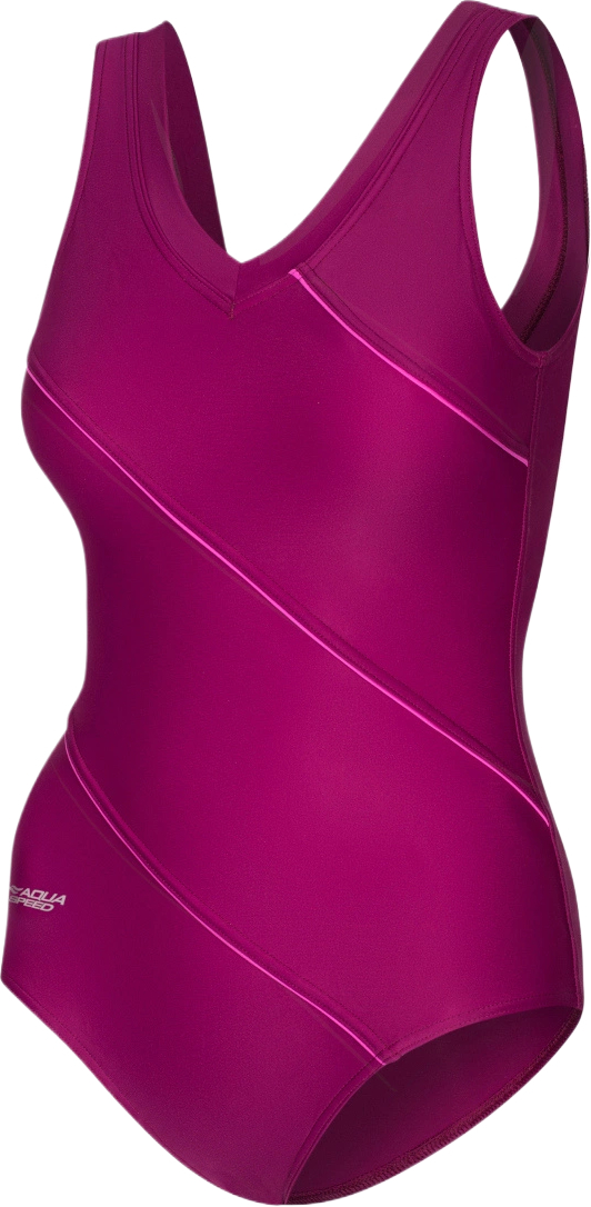 Купальник AQUA SPEED Sophie 441-33 40 бордовий/рожевийфото