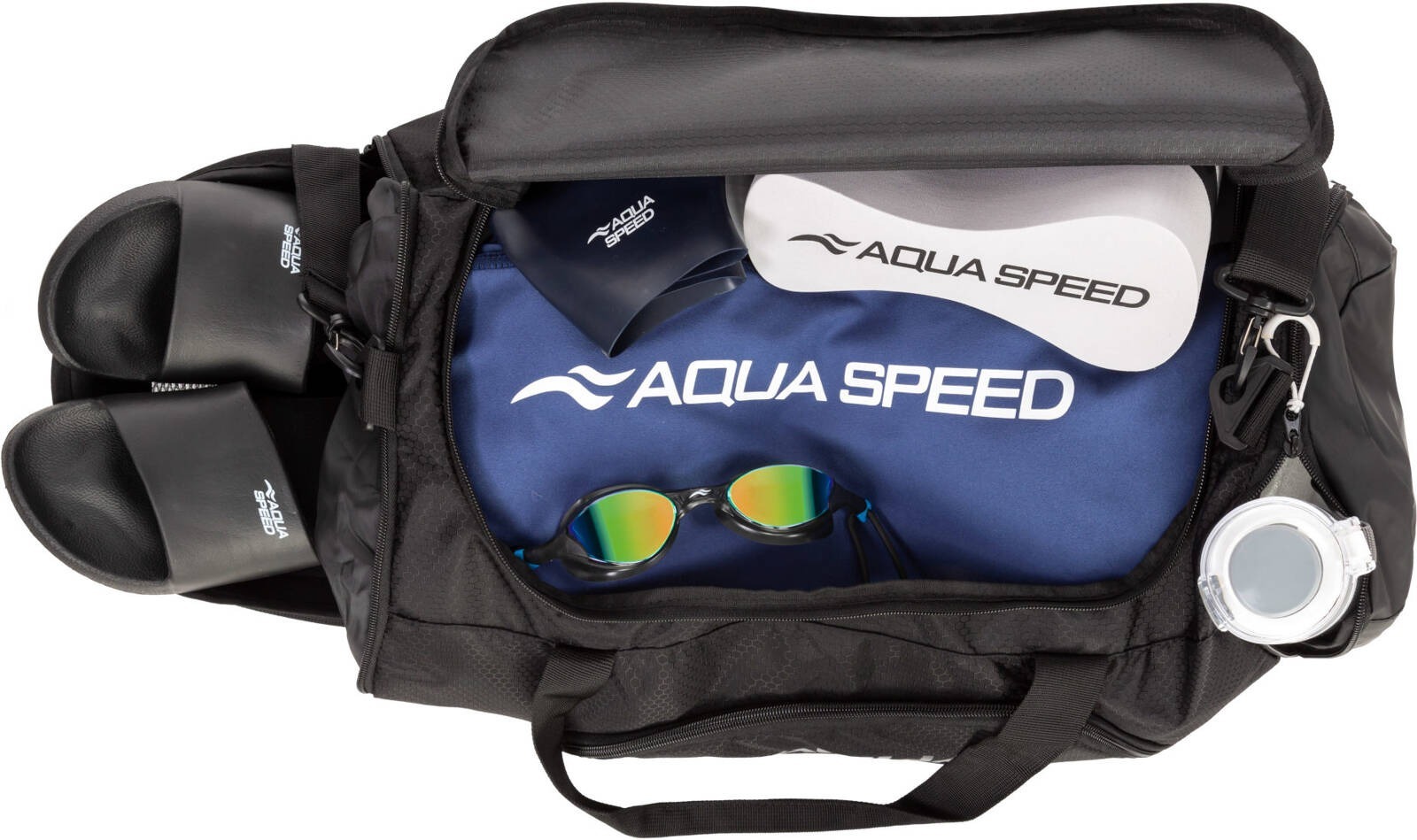 Сумка AQUA SPEED Duffel Bag 141-07 48x25x29см черная фото 