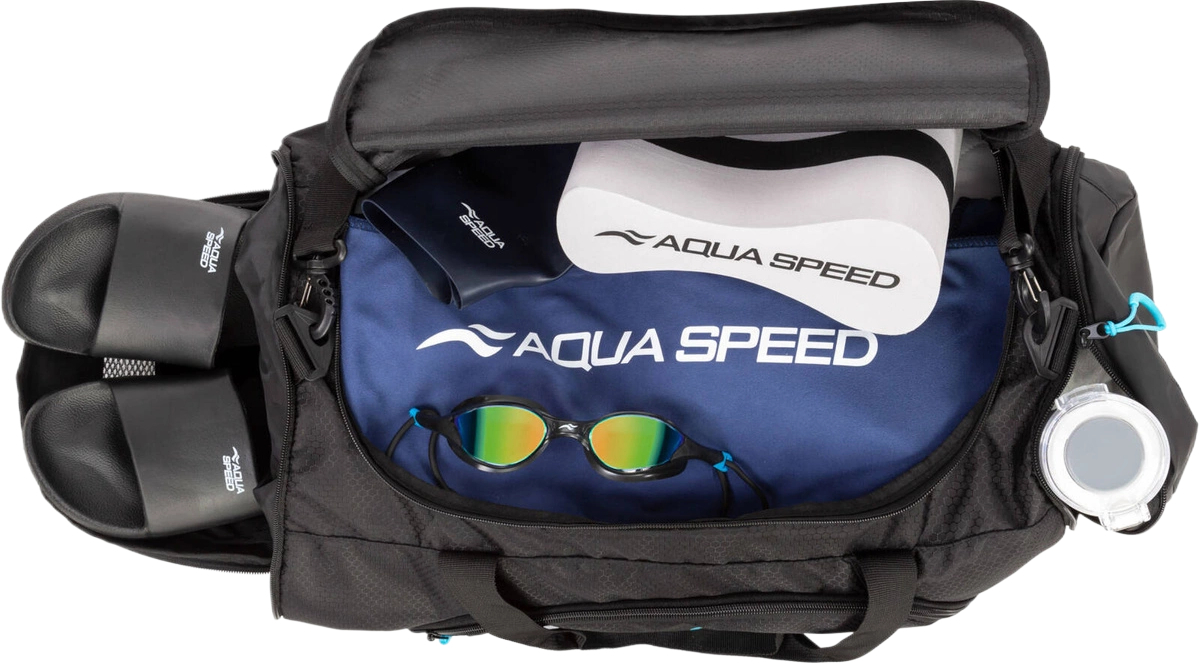 Сумка AQUA SPEED Duffel Bag 141-74 48x25x29см черная фото 