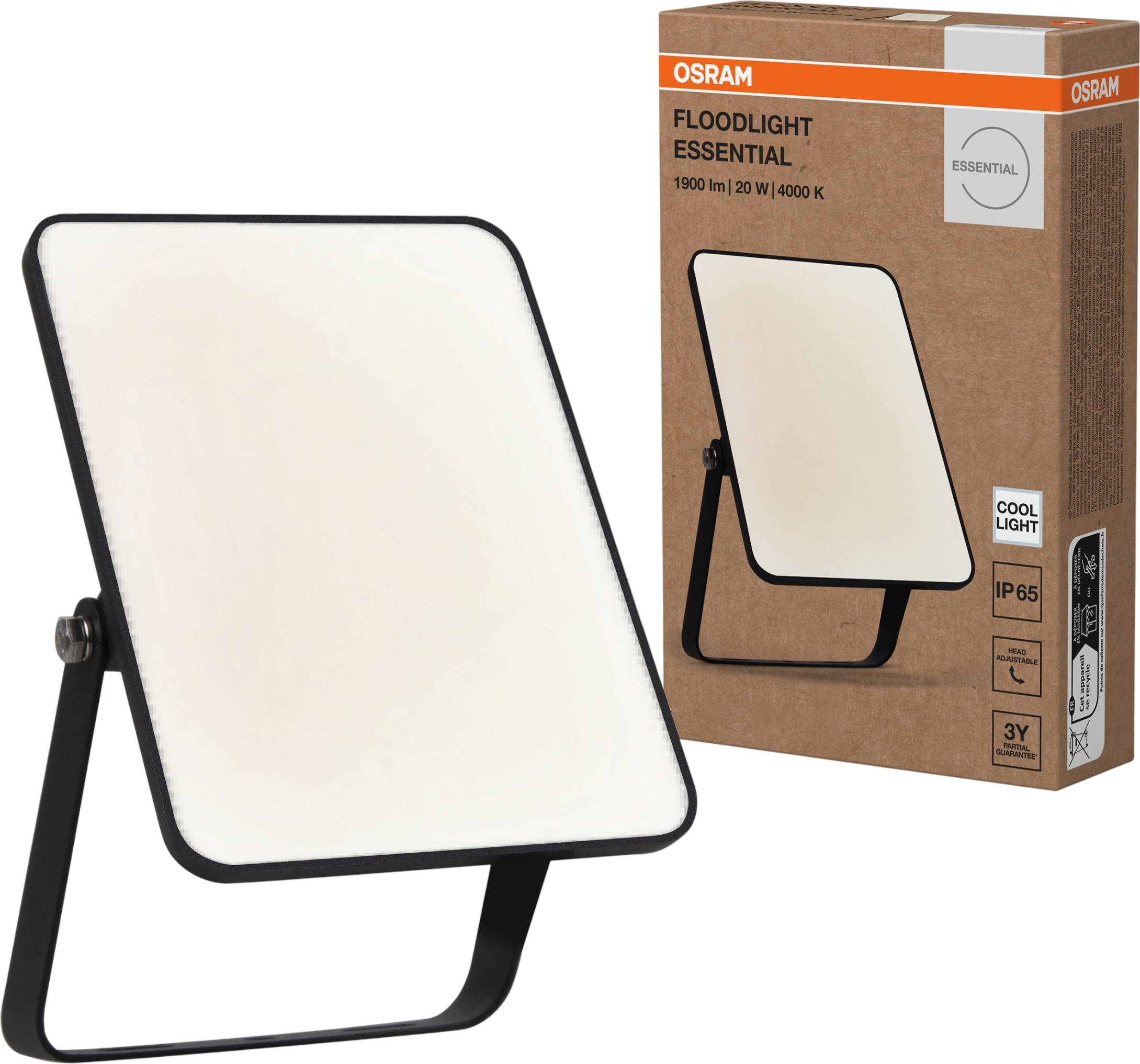 Прожектор Osram Essential 20Вт 1800Лм 4000K (4099854429736)фото