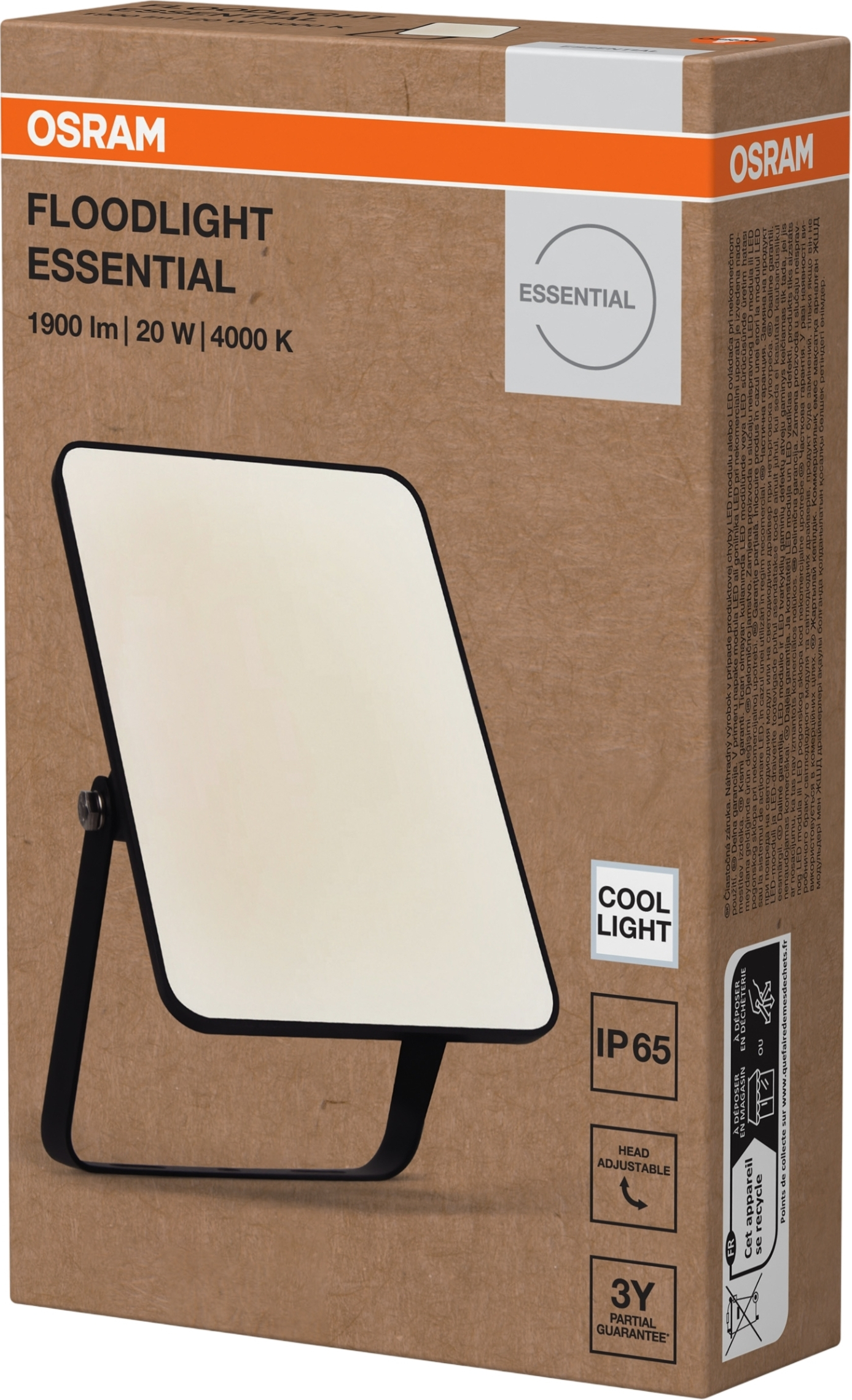 Прожектор Osram Essential 20Вт 1800Лм 4000K (4099854429736)фото