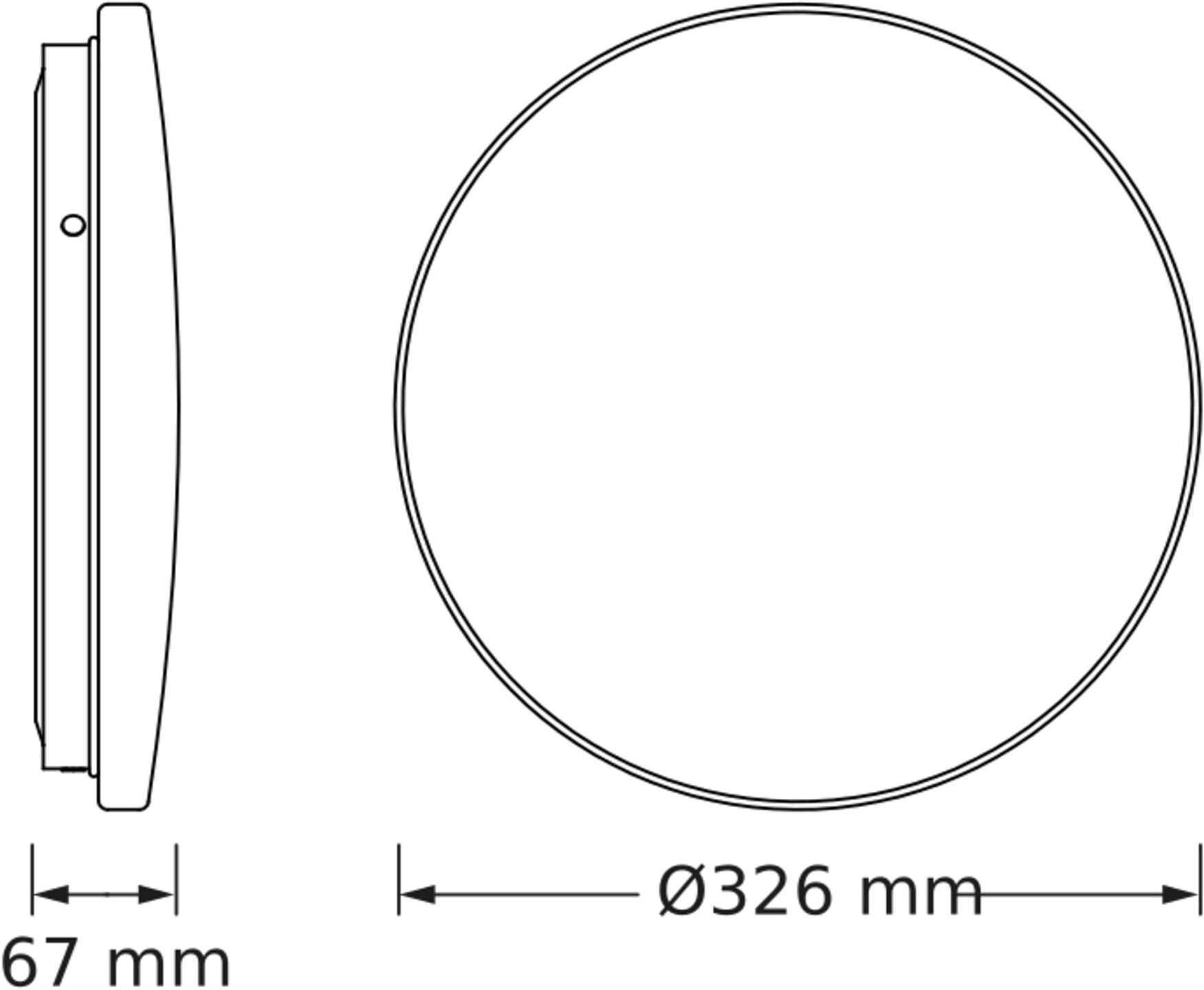 Светильник Osram Ceiling Round 18W, 4000К, 1140Lm (4099854647468) фото 