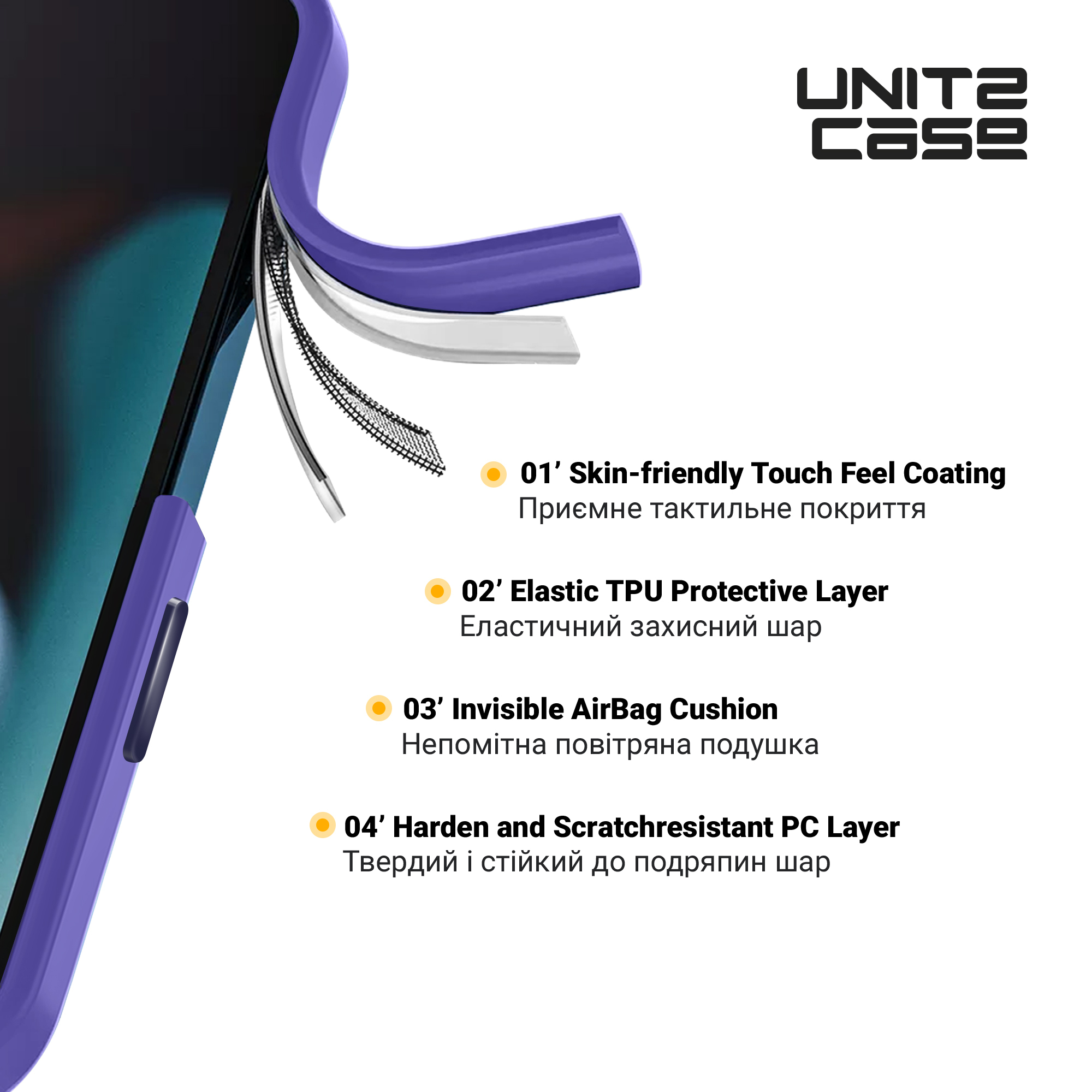 Чехол ArmorStandart UNIT2 для Samsung S24 Plus Lavender (ARM74819) фото 