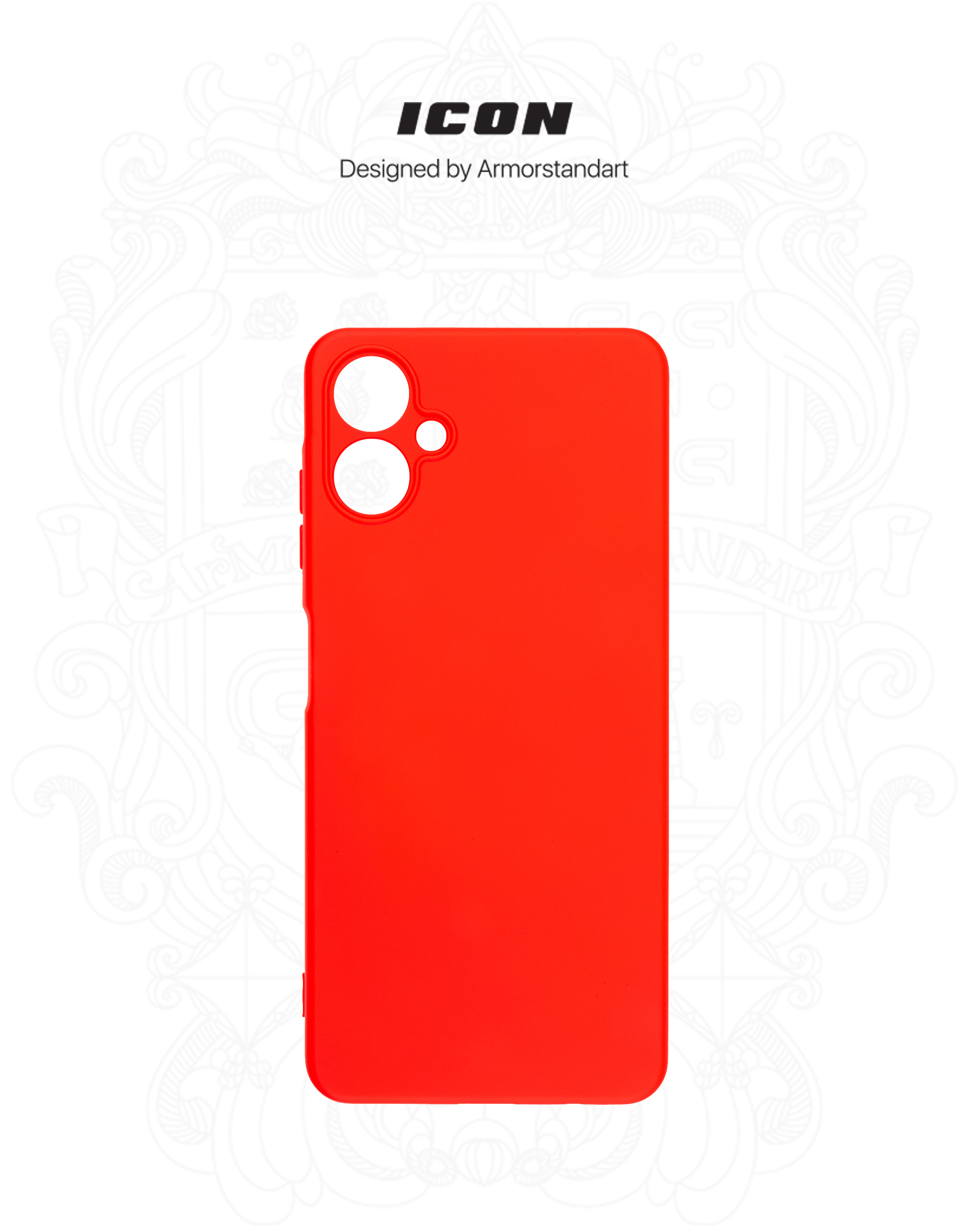 Чехол ArmorStandart ICON для Samsung A06 (A065) Camera cover Red (ARM80136) фото 
