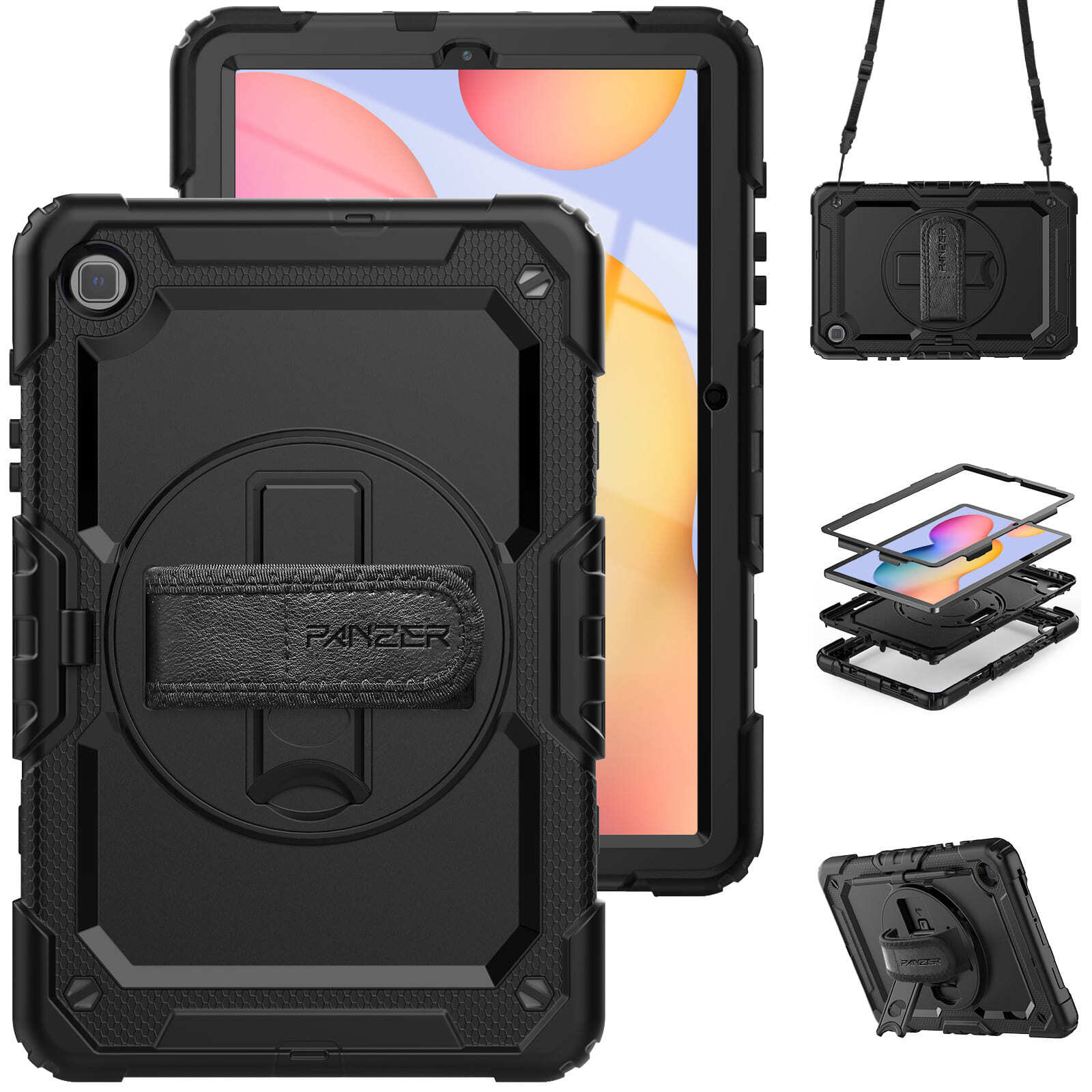 Чехол ArmorStandart Panzer для Samsung Tab S6 Lite Black (ARM82519) фото 4