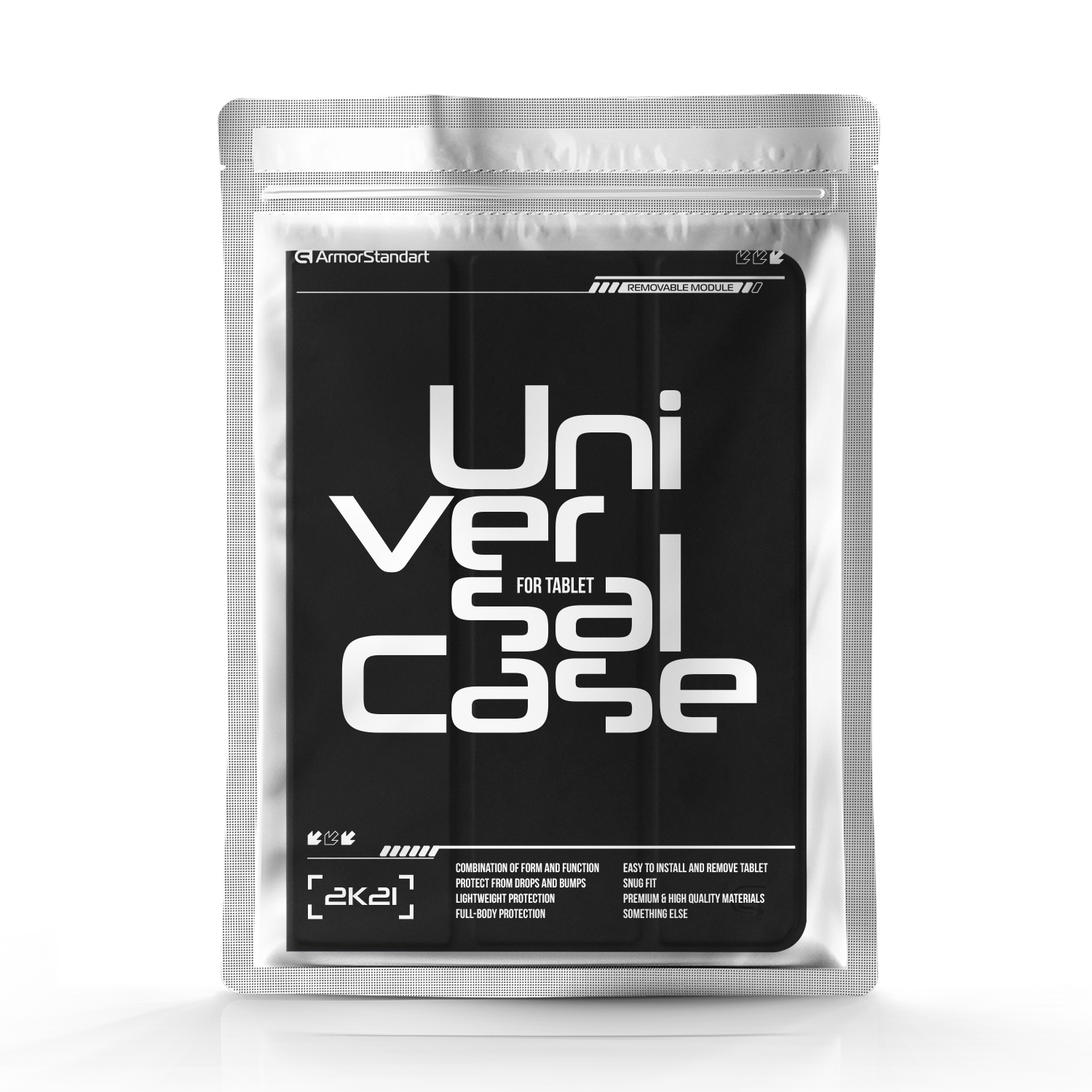 Чохол універсальний для планшетів ArmorStandart Slim Silicone Hooks 11 Black (ARM81931) фото7