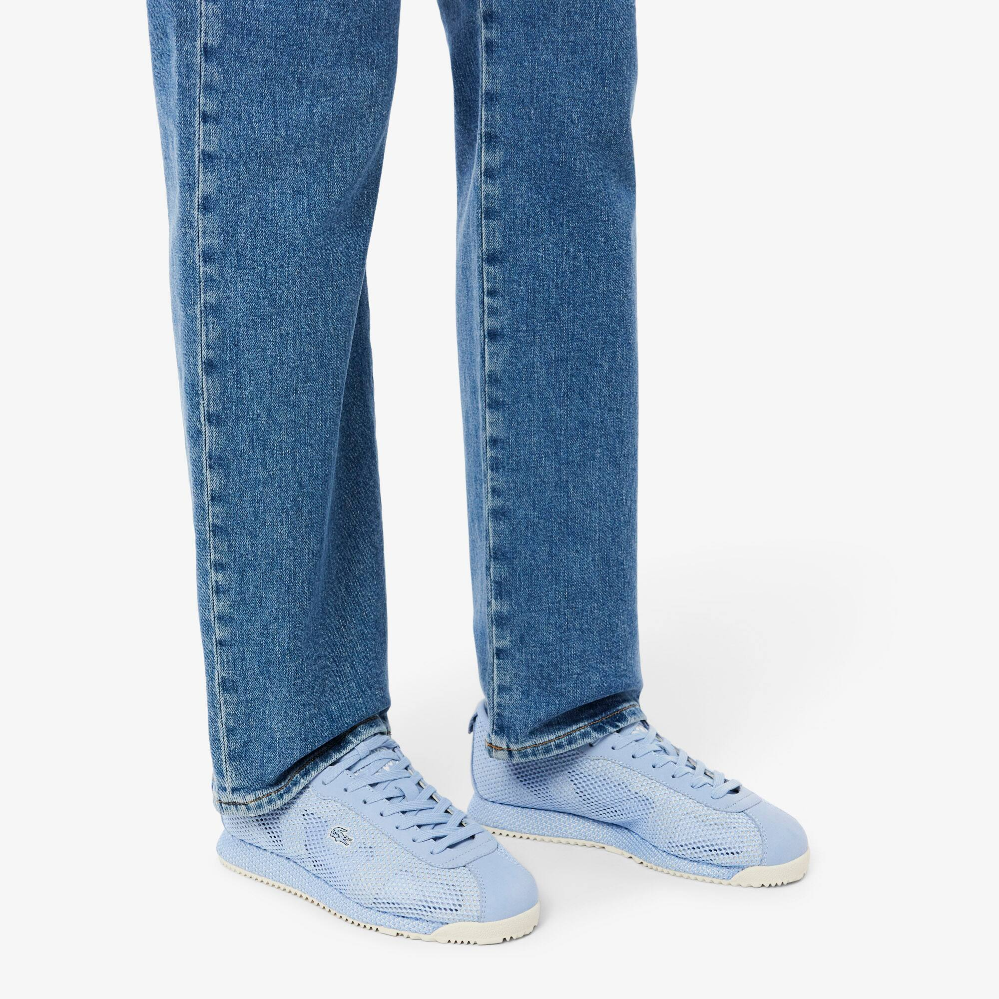 Кроссовки женские Lacoste Club-Low 751SFA0155-TS1 37,5 (4,5 UK) голубые фото 