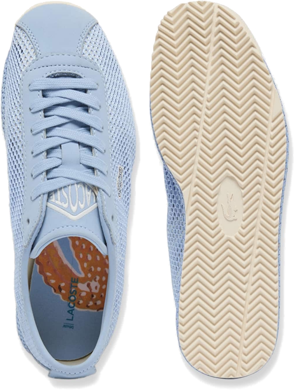 Кроссовки женские Lacoste Club-Low 751SFA0155-TS1 39,5 (6 UK) голубые фото 