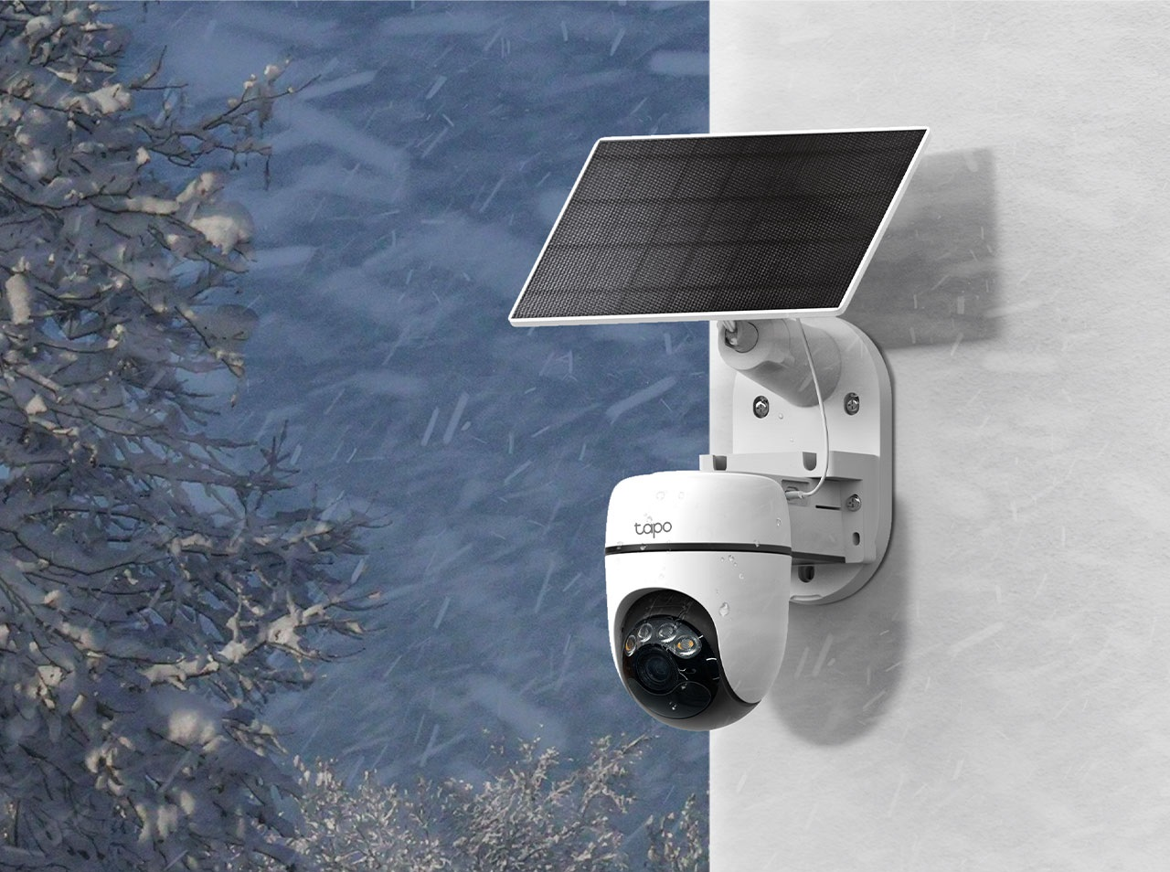 Комплект умной безпроводной камеры TP-LINK TAPO C630 KIT 3K и солнечной панели (TAPO-C630KIT) фото 
