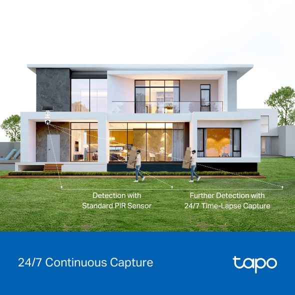 Комплект умной безпроводной камеры TP-LINK TAPO C630 KIT 3K и солнечной панели (TAPO-C630KIT) фото 