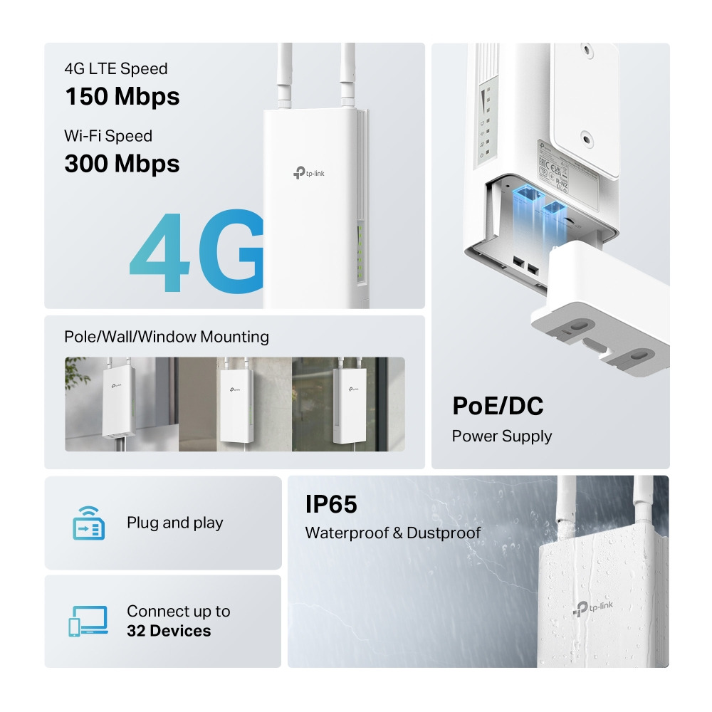 Маршрутизатор TP-LINK Archer MR402 (ARCHER-MR402-OUTDOOR) фото10
