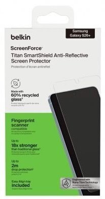 Защитное стекло Belkin для Samsung Galaxy S26+ Titan SmartShield (OVB073HQ) фото 8