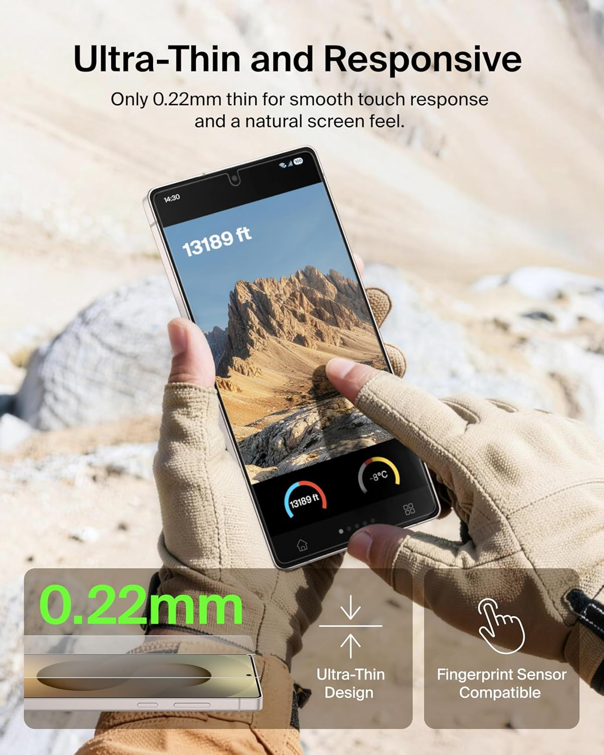 Захисне скло Belkin для Samsung Galaxy S26 Ultra Titan EcoGuard (OVB080HQ)фото