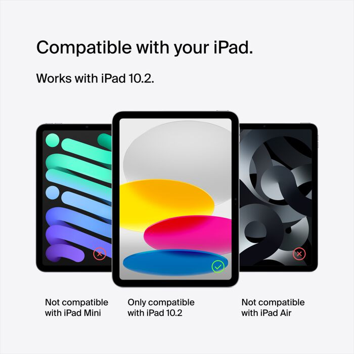 Защитное стекло Belkin для iPad 11/10 (2025 A16/2022) TemperedGlass (OVI004ZZ) фото 9