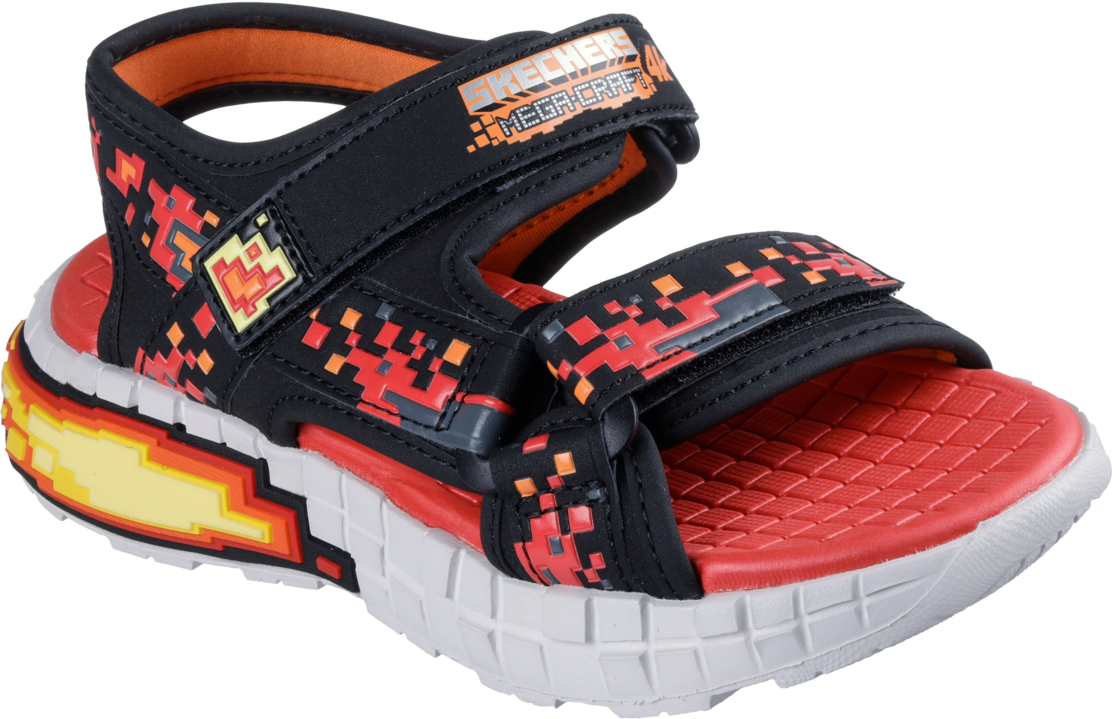 Сандалі для хлопчиків Skechers Mega-Splash 4K 402161L BKRD 27.5 (11 US) червоні/чорніфото