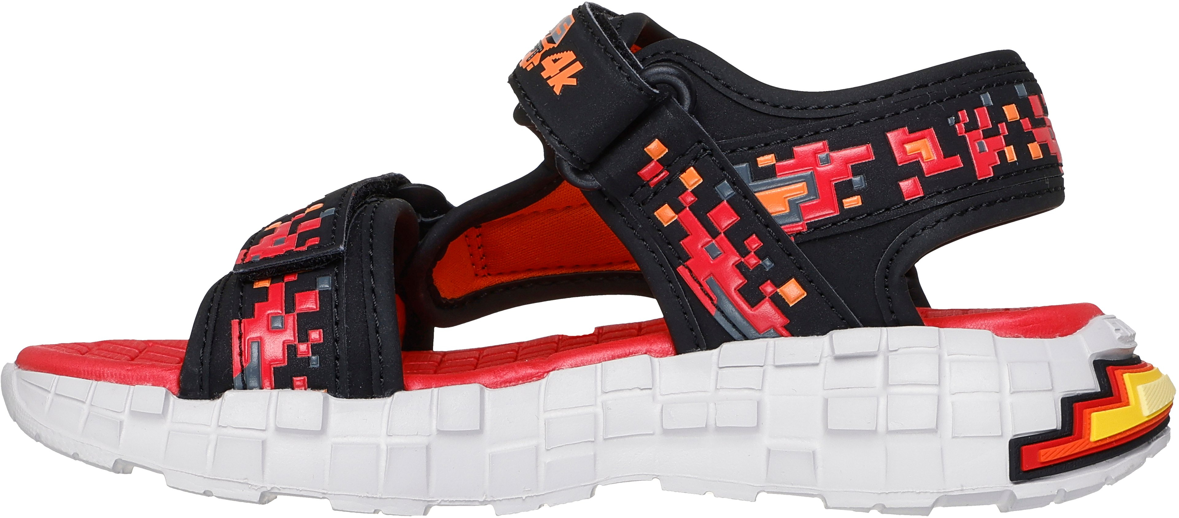 Сандали для мальчиков Skechers Mega-Splash 4K 402161L BKRD 30 (13 US) красные/черные фото 