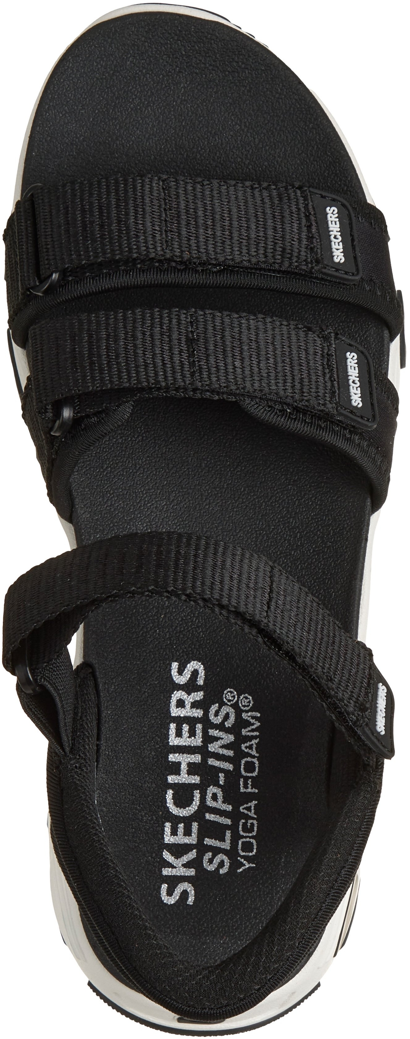 Сандали женские Skechers D'Lites 163651 BLK 38 (8 US) черные фото 