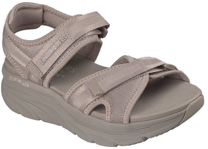Сандали женские Skechers D'Lux Walker 163585 TPE 36 (6 US) бежевые фото 
