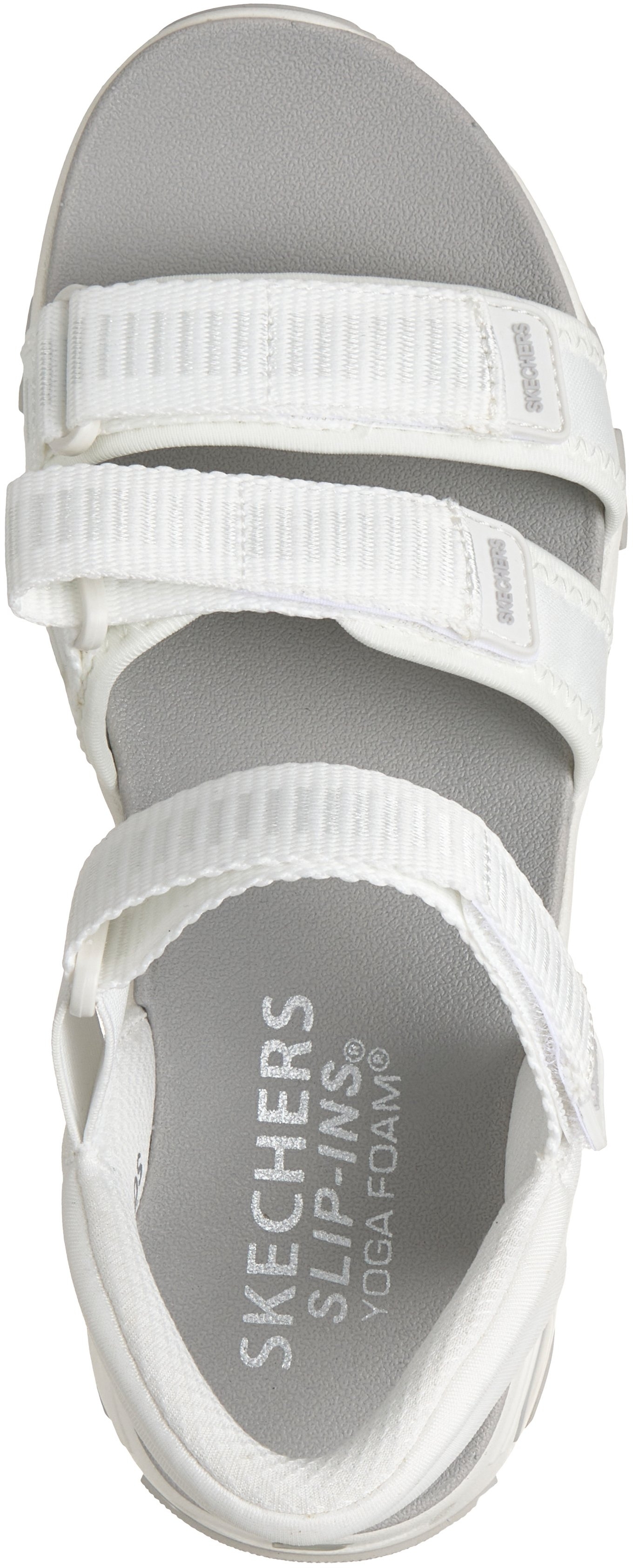 Сандали женские Skechers D'Lites 163651 WHT 38 (8 US) белые фото 