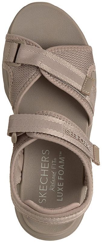 Сандали женские Skechers D'Lux Walker 163585 TPE 39 (9 US) бежевые фото 