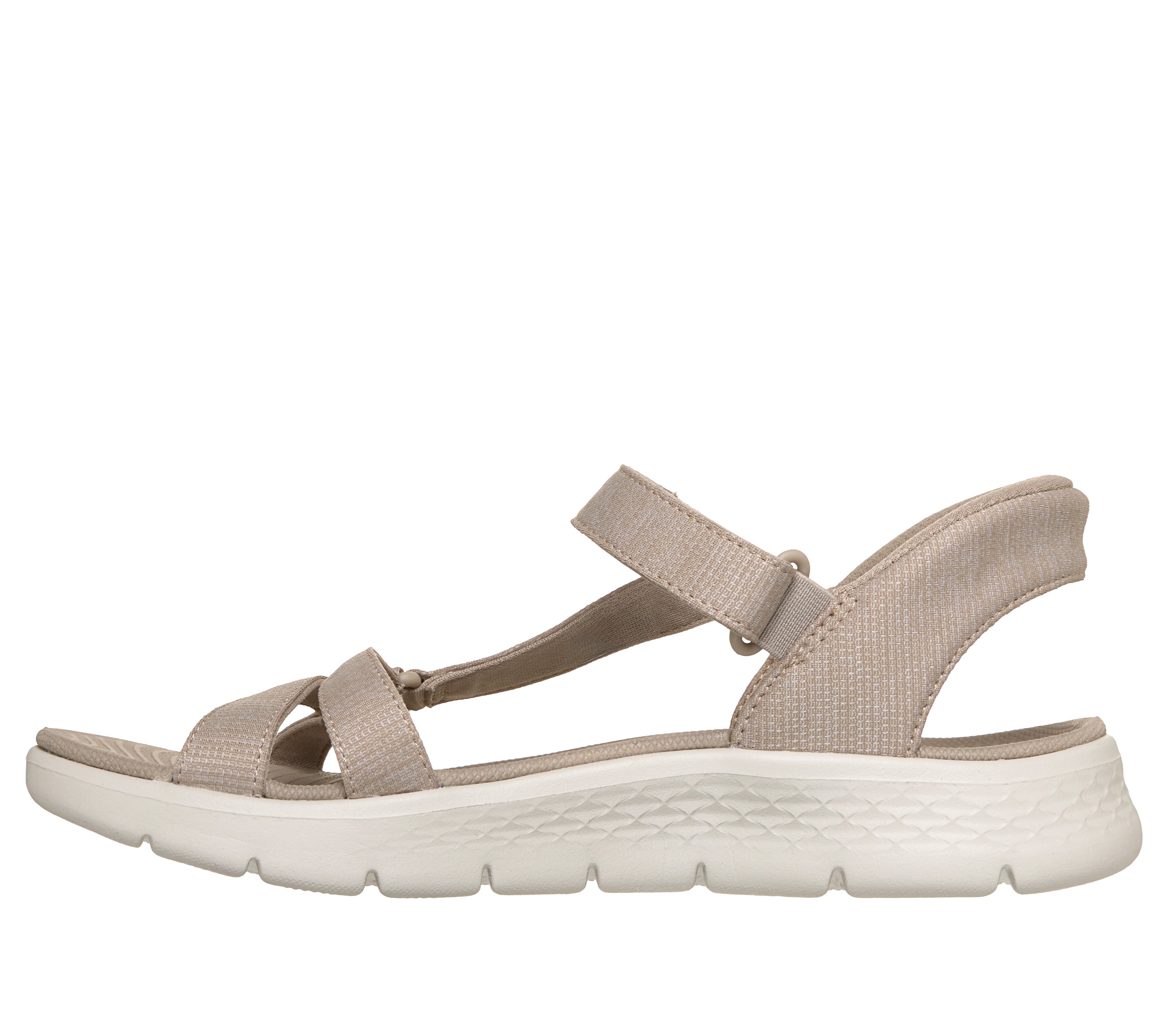 Сандали женские Skechers Go Walk Flex 141481 TPE 40 (10 US) бежевые фото 