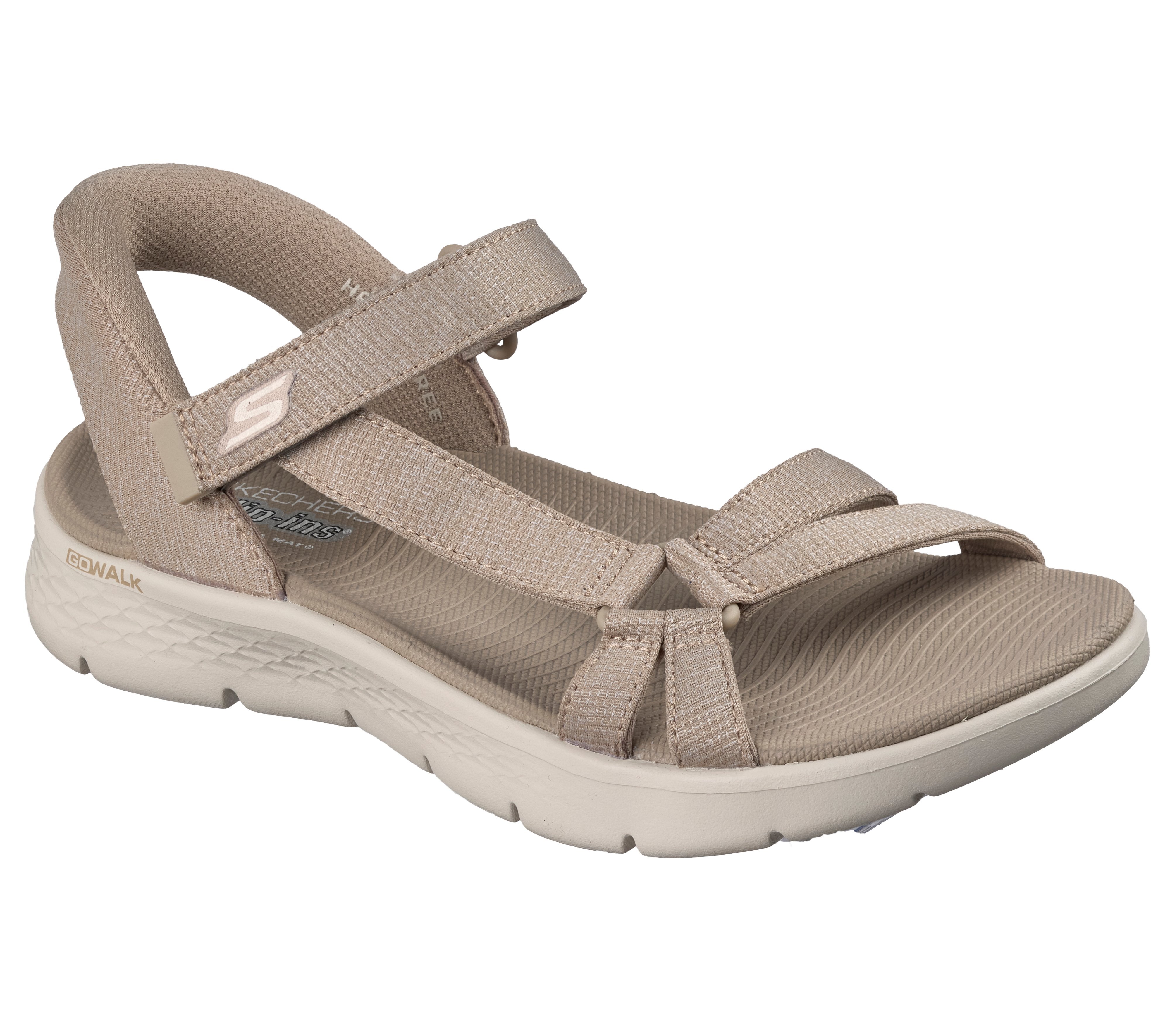 Сандали женские Skechers Go Walk Flex 141481 TPE 40 (10 US) бежевые фото 