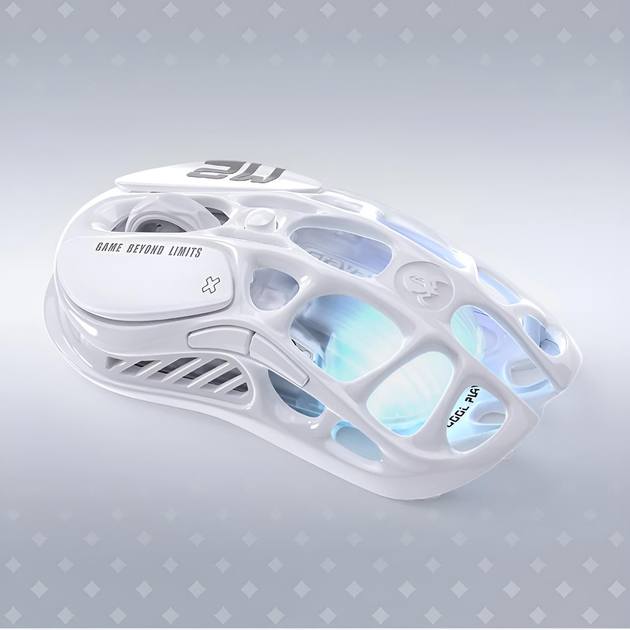 Игровая мышь GravaStar Mercury M2 BT/WL/USB-A RGB Opaline White (GRAVASTARM2_WHT) фото 