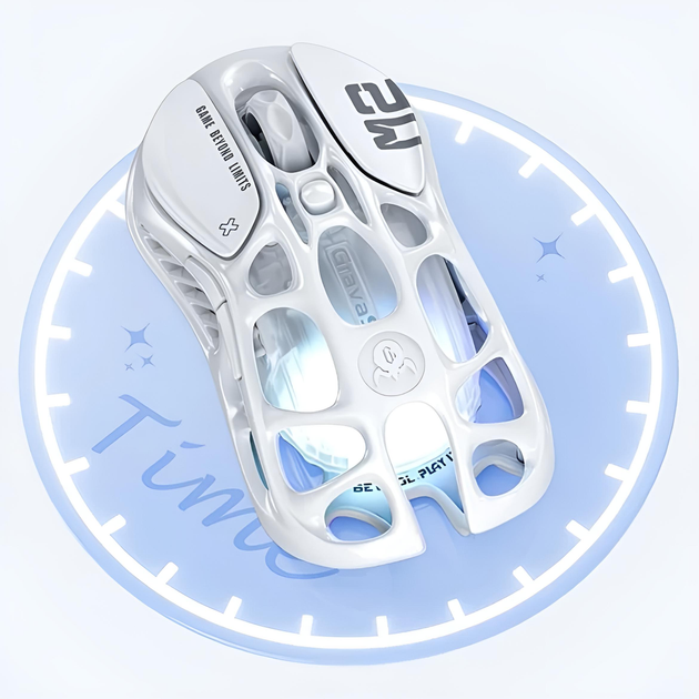 Игровая мышь GravaStar Mercury M2 BT/WL/USB-A RGB Opaline White (GRAVASTARM2_WHT) фото 