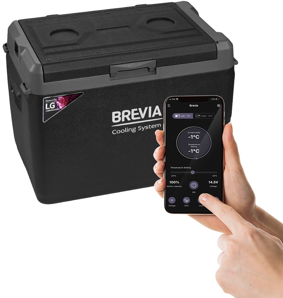 Портативний холодильник BREVIA 37л(Компресор LG) (23355)фото4