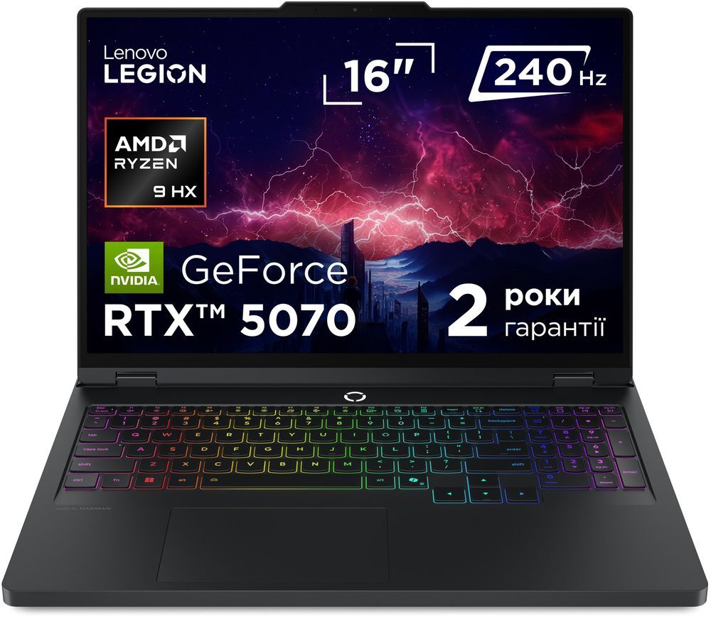 Ноутбук LENOVO Legion Pro 5 16ADR10 Eclipse Black (83LT008NRA)фото