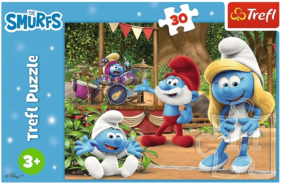 Пазл Trefl The Smurfs Смурфет і Смурфики 30 елементів (5900511183122) фото3