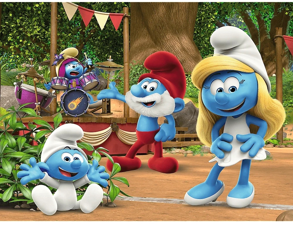 Пазл Trefl The Smurfs Смурфет і Смурфики 30 елементів (5900511183122) фото2