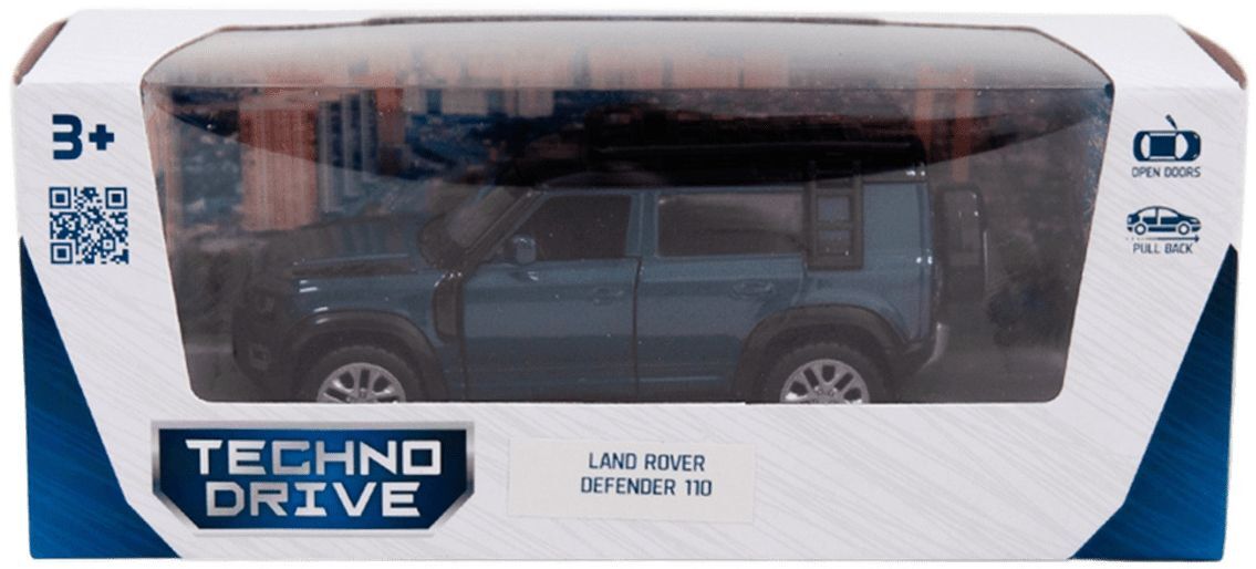 Автомодель TechnoDrive Land Rover Defender 110 (синий) (250290) фото10