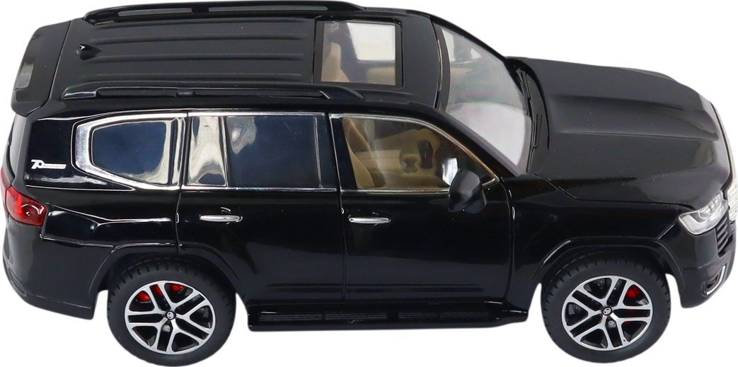 Автомодель TechnoDrive Toyota Land Cruiser (чорний, 1:24) (KM08222) фото