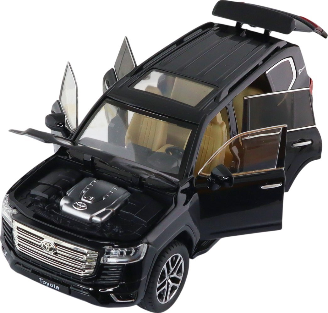 Автомодель TechnoDrive Toyota Land Cruiser (чорний, 1:24) (KM08222) фото