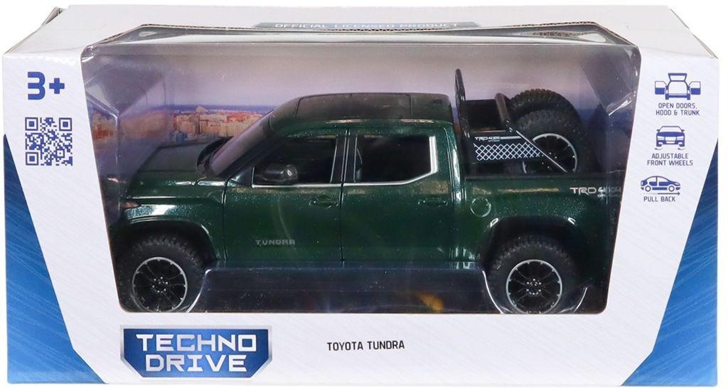 Автомодель TechnoDrive Toyota Tundra (зеленый, 1:24) (KM08555) фото14