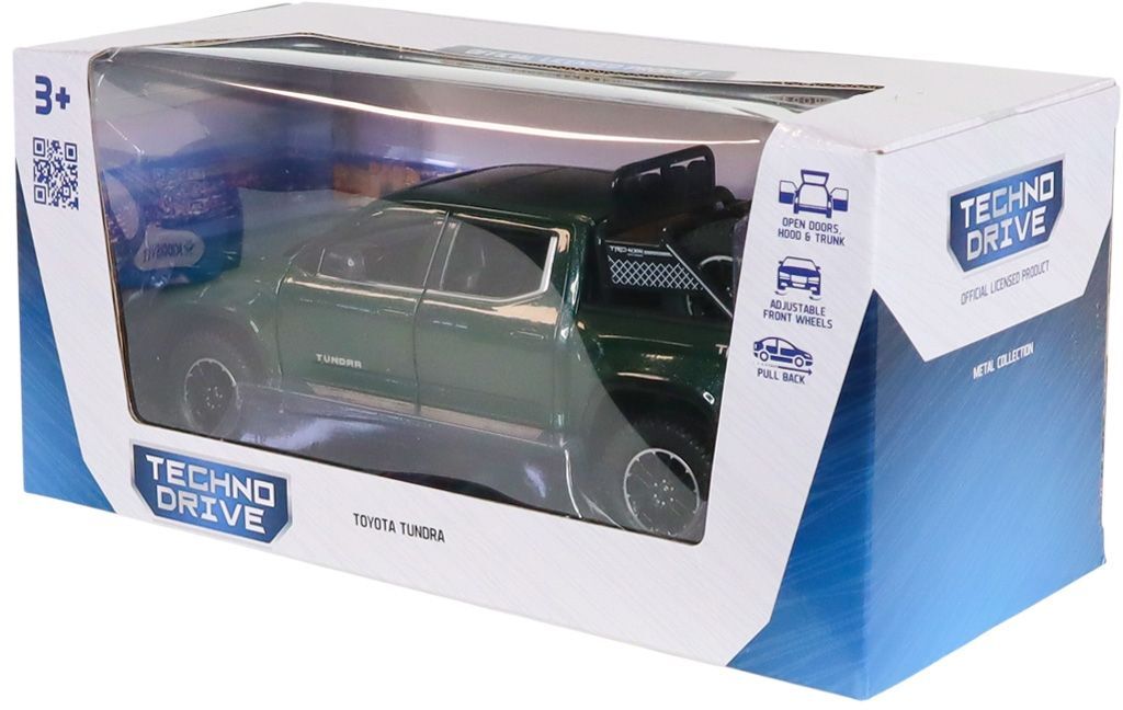 Автомодель TechnoDrive Toyota Tundra (зеленый, 1:24) (KM08555) фото13