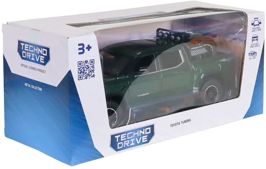 Автомодель TechnoDrive Toyota Tundra (зеленый, 1:24) (KM08555) фото15