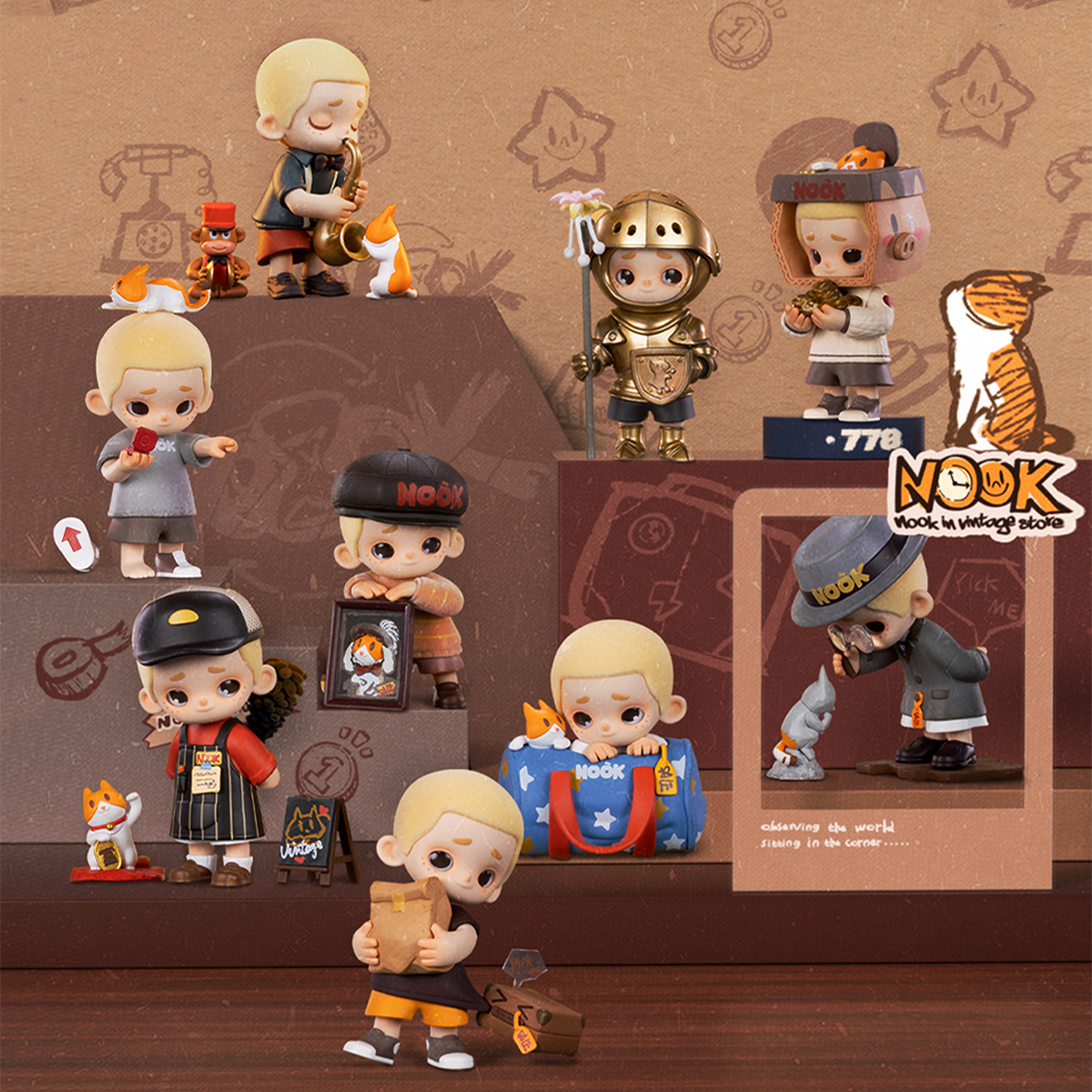 Коллекционная игрушка Pop Top 52Toys серии NOOK - Винтажный магазин (24CB566NK04) фото