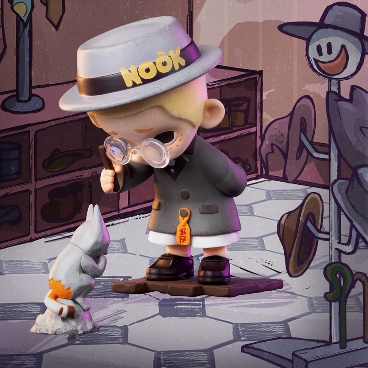 Коллекционная игрушка Pop Top 52Toys серии NOOK - Винтажный магазин (24CB566NK04) фото